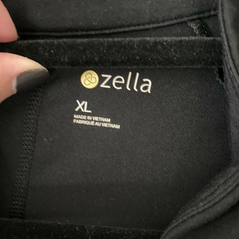 Zella XL Jacket Full Zip Black Mesh Panels Workout - Picture 2 of 11